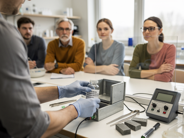 Bild zu Strahlenschutz Neuerwerb für Lehramtswärterinnen und Lehramtsanwärter, KI-generiertes Bild