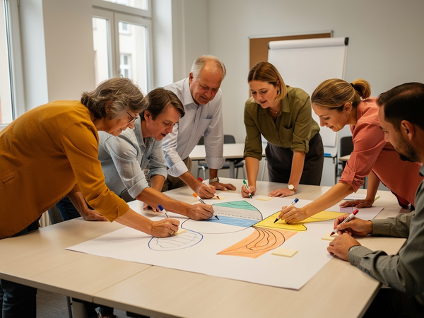 Bild zu Modelle im Fach Geographie – Impulse für den Geographieunterricht SII, KI-generiertes Bild
