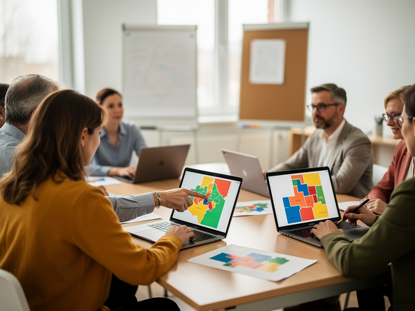 Bild zu Karten lügen nicht? - Karten mit WebGIS analysieren, gestalten und kritisch bewerten, KI-generiertes Bild