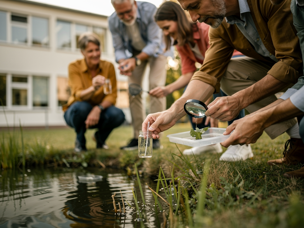 Bild zu Praktische Biologie im Schulumfeld, KI-generiertes Bild