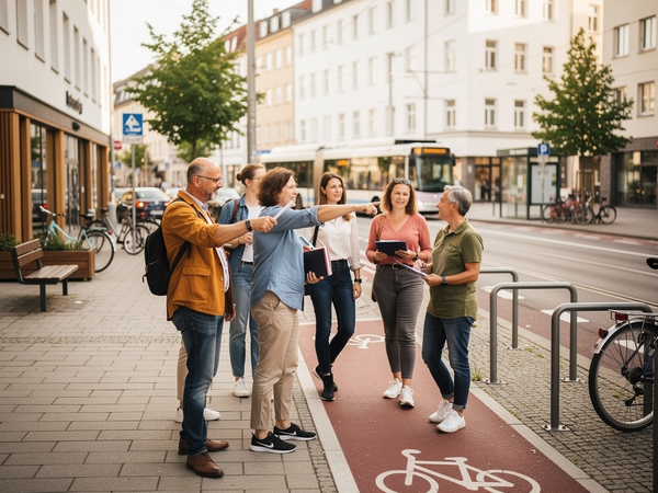 Bild zu Von der Verkehrserziehung zur Mobilitätsbildung im Kontext von BNE, KI-generiertes Bild