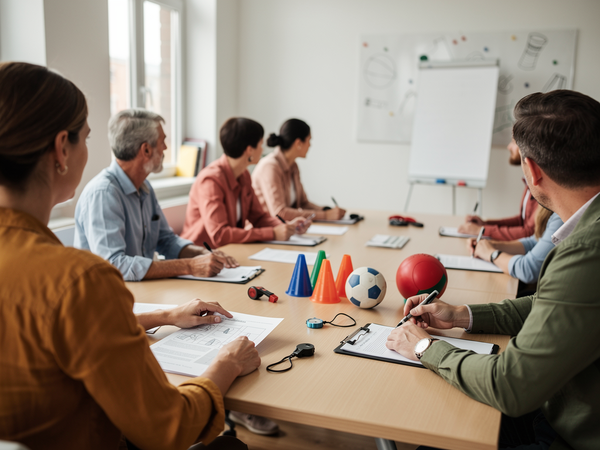 Bild zu Qualifizierung von Sportlehrkräften für die Ausbildung von Sporthelfer*innen an Schulen, KI-generiertes Bild