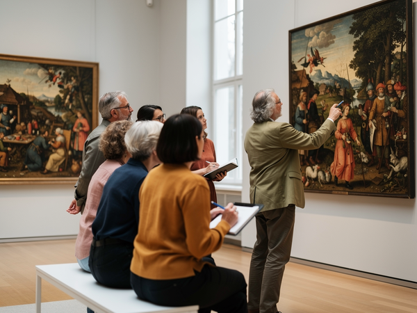 Bild zu Historisch-gesellschaftlicher und deutungsgeschichtlicher Kontext im malerischen und grafischen Werk Pieter Bruegels d.Ä. und seiner Zeit, KI-generiertes Bild
