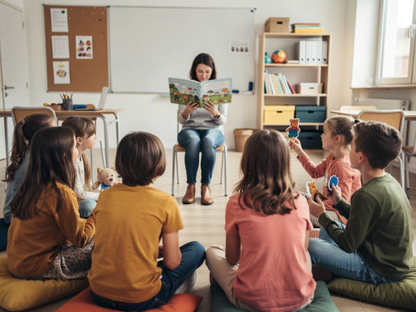 Bild zu „Once upon a time!“ – Storytelling im Englischunterricht der Primarstufe, KI-generiertes Bild