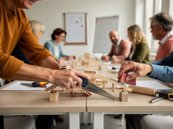 Bild zu Technik, digitale Technologien und Arbeitswelt: Modellbau mit Holz (Aufbaukurs), KI-generiertes Bild