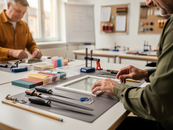 Bild zu Herstellung von Werkstücken aus Kunststoff – Kompetenzorientierter Technikunterricht am Beispiel „Kooperatives Lernen an Stationen“, KI-generiertes Bild