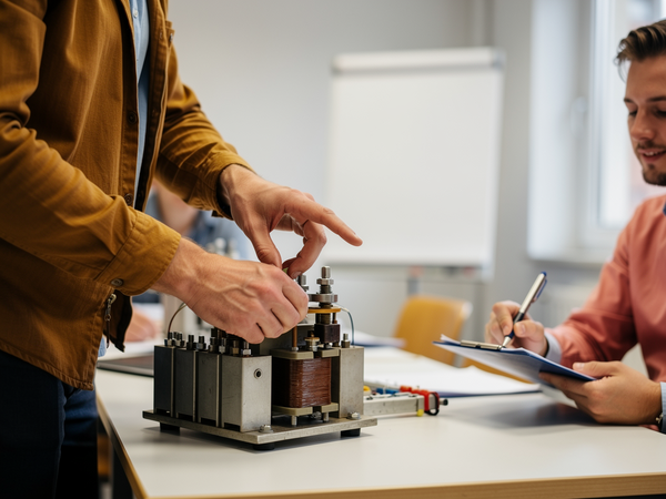 Bild zu Standardexperimente zum Inhaltsfeld Elektrodynamik des Grundkurses Physik, KI-generiertes Bild