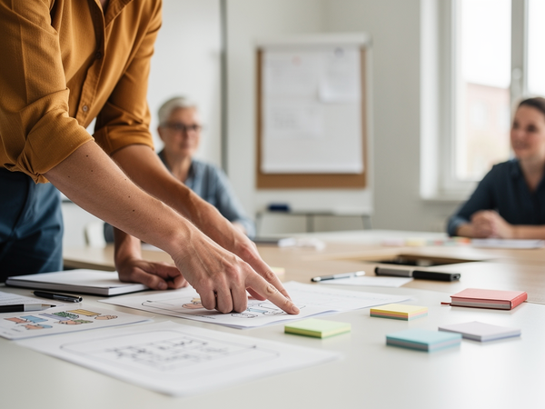 Bild zu Zusammenarbeit gestalten: Multiprofessionelle Teamarbeit in der Schuleingangsphase – Grundschullehrkräfte/sozialpädagogische Fachkräfte, KI-generiertes Bild