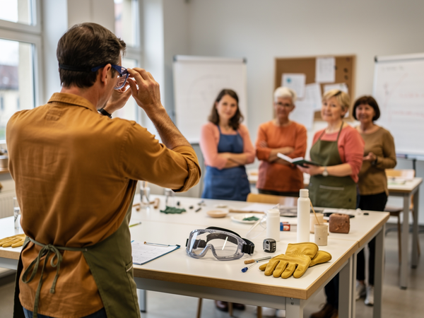 Bild zu Obligatorische Bausteine zum Erwerb einer unbefristeten Unterrichtserlaubnis im Fach Technik, Kunststoff A, KI-generiertes Bild