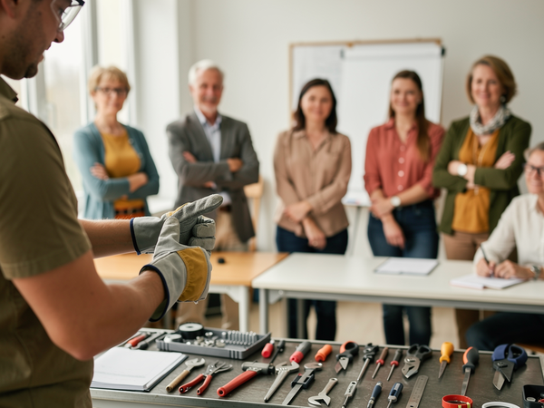 Bild zu Obligatorische Bausteine zum Erwerb einer unbefristeten Unterrichtserlaubnis im Fach Technik, Metall A, KI-generiertes Bild