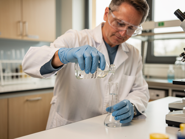Bild zu Sicherheit und Umweltschutz beim Umgang mit gefährlichen Stoffen (Chemie S I), KI-generiertes Bild