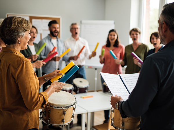 Bild zu Mach mal Musik! - kompetenzorientiert und kreativ Musik fachfremd unterrichten, KI-generiertes Bild