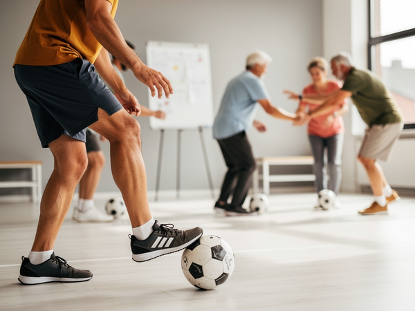 Bild zu Spielen in und mit Regelstrukturen – Sportspiele: Fußball/Futsal im Schulsport – sicher und attraktiv vermitteln, KI-generiertes Bild