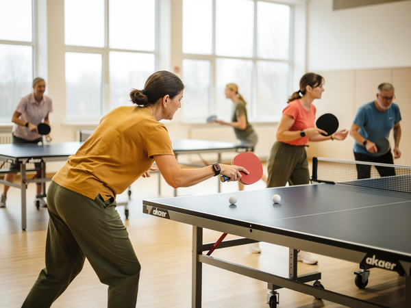 Bild zu Gesundheitssport Tischtennis, KI-generiertes Bild