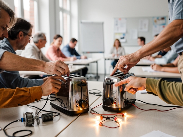 Bild zu Was der Strom alles kann - Elektrische Geräte im Alltag (Physik, Naturwissenschaften SI), KI-generiertes Bild