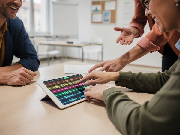Bild zu GarageBand: Musik in der Primarstufe machen, komponieren und arrangieren, KI-generiertes Bild