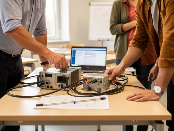 Bild zu Frequenzumrichter SINAMICS G120 am PROFINET mit SIMATIC S7 und TIA Portal, KI-generiertes Bild