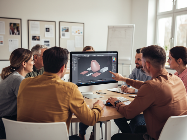 Bild zu 3d-Fortbildung mit Blender 3d für Einsteigerinnen und Einsteiger, KI-generiertes Bild