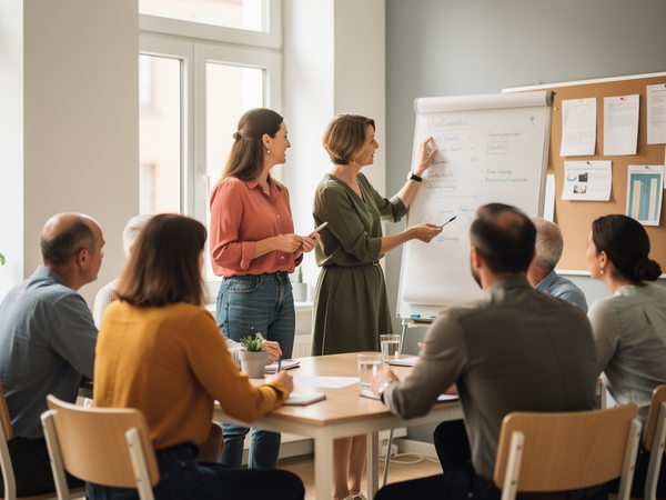 Bild zu Potenziale im Blick: Weiterentwicklung von Frauen im System Schule, Frauen in schulischen Aufgabenfeldern (25/26), KI-generiertes Bild