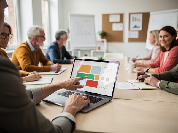 Bild zu Entwicklung und Integration von Good-Practice-Beispielen zur Digitalisierung von Geschäftsprozessen im kaufmännischen Unterricht, KI-generiertes Bild