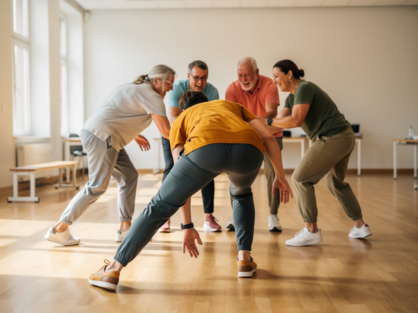 Bild zu „Hip Hop“ – Vermittlung und praktische Erprobung eines
kompetenzorientierten Unterrichtsvorhabens zur Bewegungsgestaltung, KI-generiertes Bild