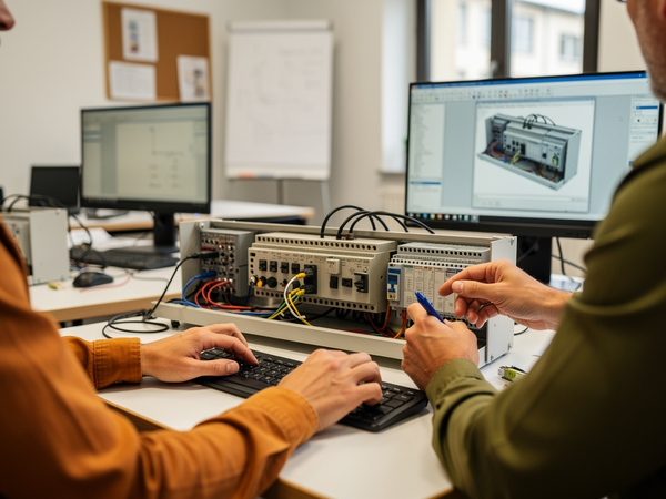 Bild zu Elektrotechnik: SPS Siemens TIA Portal - Programmierung, Projektarbeit und Inbetriebnahme Industrie 4.0, KI-generiertes Bild