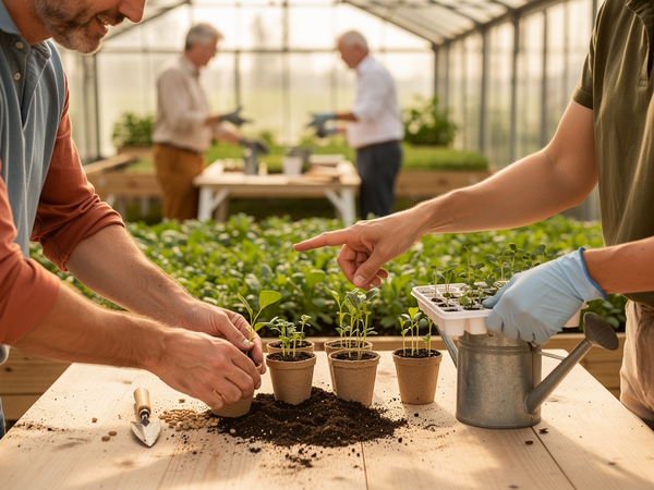 Bild zu Qualifizierung im Bereich „Garten- und Landschaftsbau“ in den Anlagen A, C und E gemäß APO-BK, KI-generiertes Bild