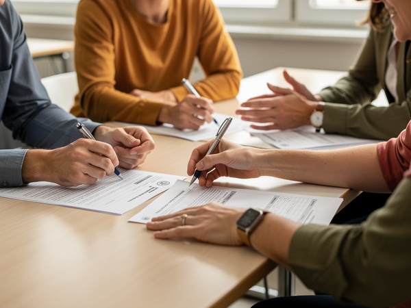 Bild zu Workshop zur Entwicklung kompetenzorientierter FHR-Prüfungsvorschläge im Fach Englisch in der Berufsfachschule und Fachoberschule, Anlage C, KI-generiertes Bild