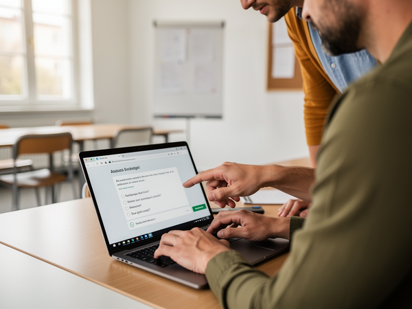 Bild zu Logineo LMS - Quiz und Tests – Durchführung und automatische Bewertung von Tests, KI-generiertes Bild
