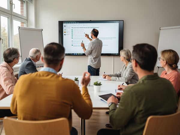 Bild zu Logineo NRW LMS: Flipped Classroom: Vorab-Materialien nutzen, Präsenzzeit für Vertiefung, KI-generiertes Bild