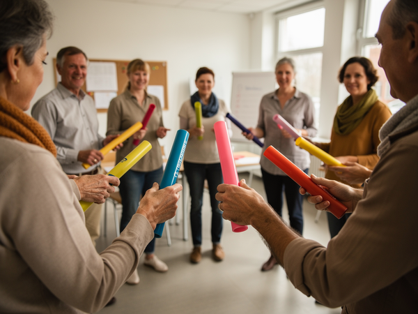 Bild zu Boomwhackers im Musikunterricht der Grundschule, KI-generiertes Bild