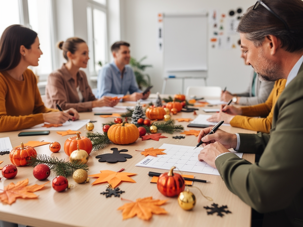 Bild zu Englisch in der Primarstufe und Sekundarstufe I: special days- Halloween, Christmas etc., KI-generiertes Bild