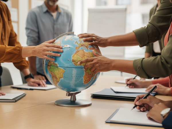 Bild zu Englisch in der Primarstufe und Sekundarstufe I: countries - Unterrichtsideen zu England (London), Australia etc., KI-generiertes Bild