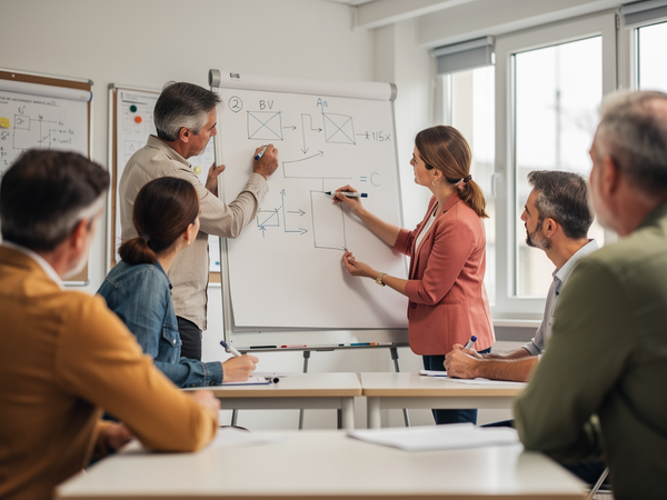 Bild zu Mathematik: Kompetenzorientierung in Lernsituationen, Lernerfolgsüberprüfungen und dezentralen Prüfungen im Fachbereich Technik, KI-generiertes Bild