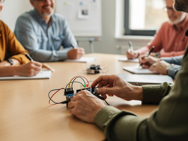 Bild zu IT-Technik: Einführung in die Mikrocontroller-Programmierung am Beispiel von Arduino, KI-generiertes Bild