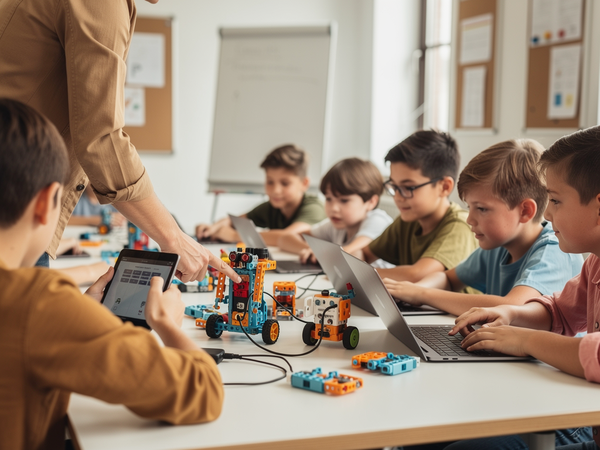 Bild zu Programmieren in der Grundschule (SchiLf), KI-generiertes Bild