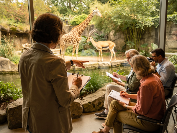 Bild zu Biologieunterricht im Kölner Zoo: Außerschulische Lernorte gewinnbringend für den (Biologie-) Unterricht nutzen (Sek. I/II), KI-generiertes Bild