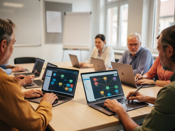 Bild zu CISCO Systems Lernmanagementsystem – Einsatz ausgewählter Komponenten und Anwendung im Unterricht, KI-generiertes Bild