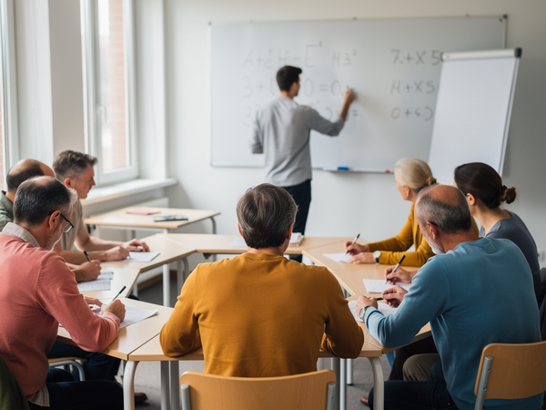 Bild zu DFO II: Mathematische Basiskompetenzen in der Sekundarstufe I: Sprachbildender Mathematikunterricht in Klasse 6 bis 8 (Modul 3), KI-generiertes Bild