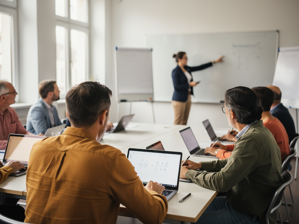 Bild zu DFO II: Mathematische Basiskompetenzen in der Sek I (Modul 2)
"Digital gestütztes Unterrichten von Basiskompetenzen in Klasse 5 und 6", KI-generiertes Bild