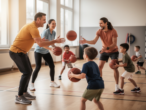 Bild zu Ballschule - Ballspielend lernen in der Grundschule, KI-generiertes Bild