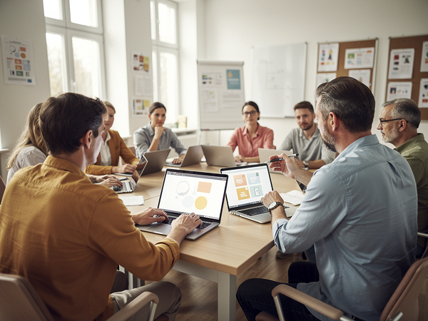 Bild zu Regionaler Arbeitskreis Berufliche Gymnasien: Aktuelle Entwicklungen, Digitalität in der Bildung, KI-generiertes Bild