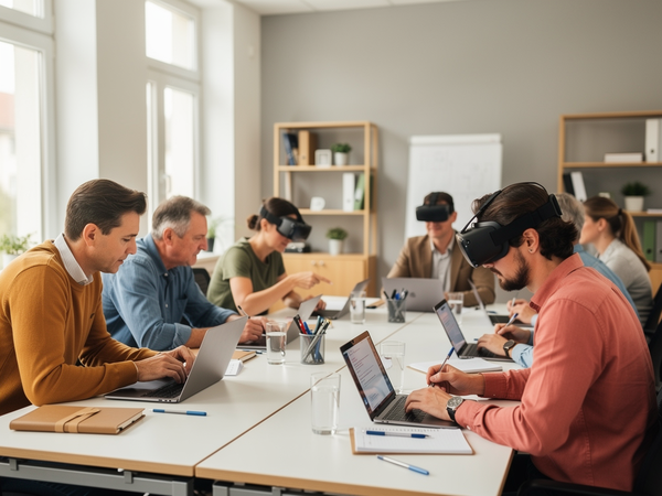 Bild zu Medizinische Fachangestellte: Regionalkonferenz - Digitale Lernwelten, Integration von H5P und Virtual Reality in den Unterricht, KI-generiertes Bild