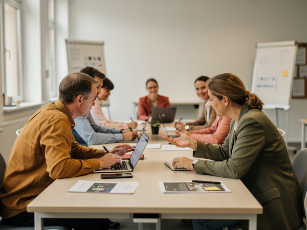 Bild zu Regionaler Arbeitskreis Höhere Handelsschule – KI in der beruflichen Bildung - Potenziale und Herausforderungen für den Bildungsgang, KI-generiertes Bild