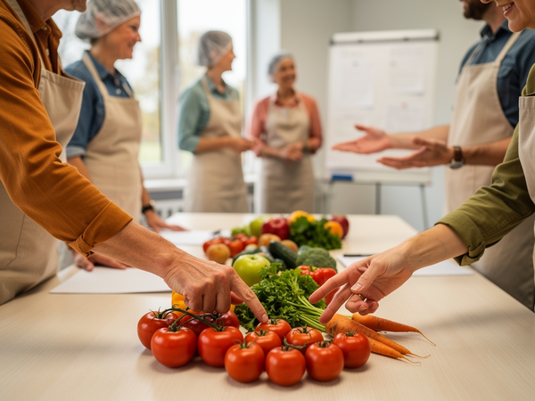 Bild zu Arbeitskreis Ernährungs- und Versorgungsmanagement - Praxisnahe außerschulische Lernräume erschließen und einbinden, KI-generiertes Bild