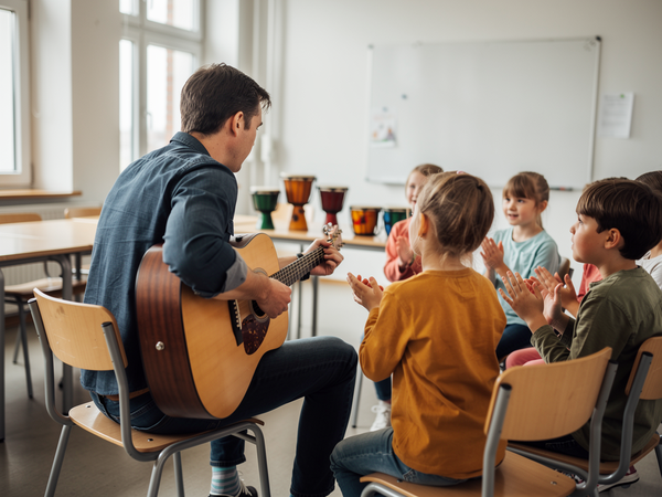 Bild zu Musikunterricht im vierten Schuljahr - Vorschläge für ein Curriculum im ersten Halbjahr, KI-generiertes Bild