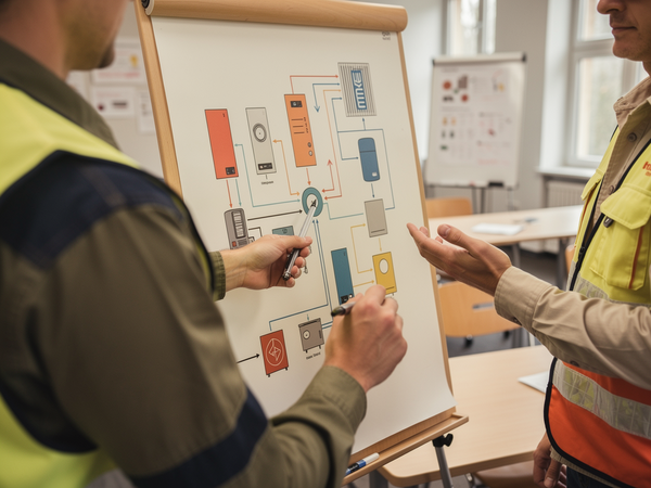 Bild zu Grundlagenfortbildung "Nutzung regenerativer Energien in der Sanitär-, Heizungs- und Klimatechnik: Wärmepumpentechnik", KI-generiertes Bild
