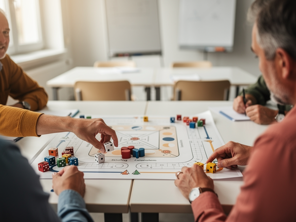 Bild zu Spiele im Mathematikunterricht der Sekundarstufe I und II, KI-generiertes Bild