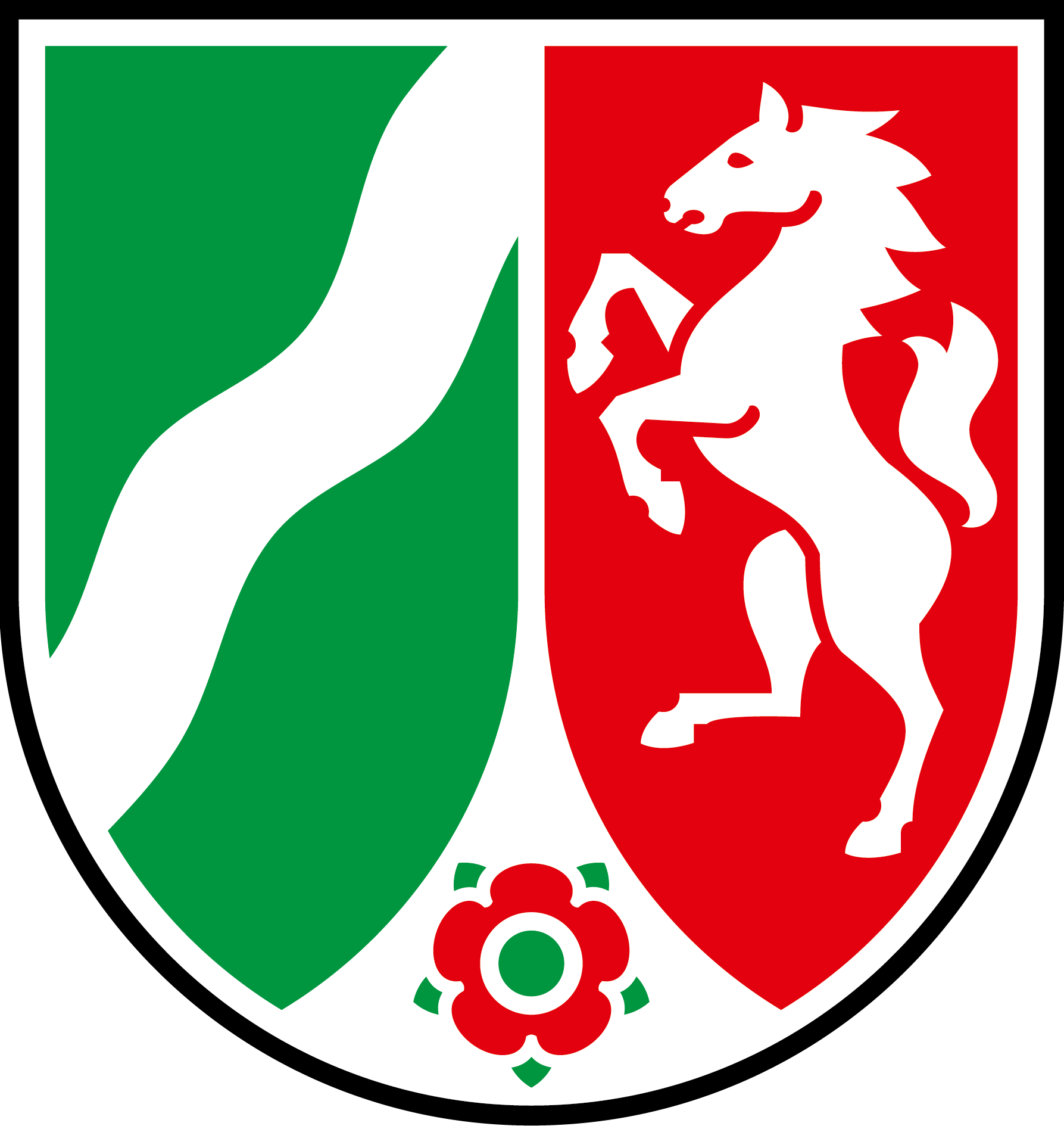 Logo: Wappen von NRW